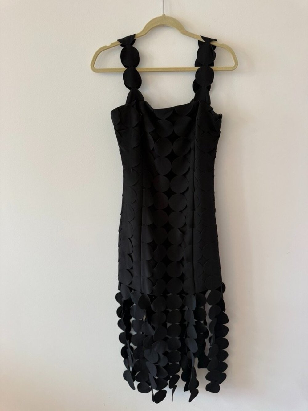 Hyacinth House Black Multi Circle Mercedes Midi Dress Size XS